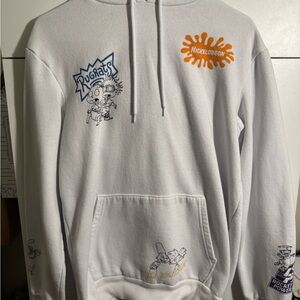 Nickelodeon White Rugrats Graphic Hoodie